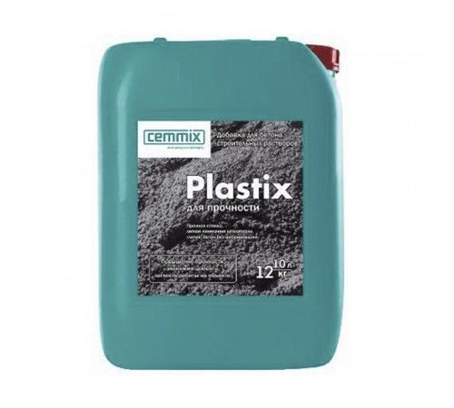 Пластификатор PLASTIX 10 л CEMMIX Пластификатор PLASTIX 10 л CEMMIX