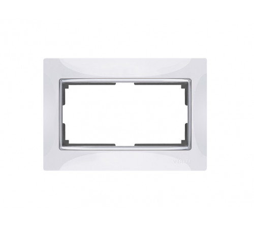 Рамка д/двойной розетки WL03-Frame-01-DBL- white/W0081901 (белый) 033481/051646 Snabb