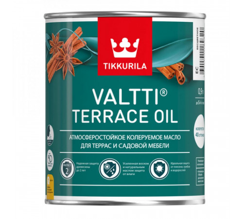 Масло Tikkurila атмосферостойкое Valtti Terrace OIL EC 2,7л