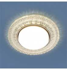 Светильник точечный  3028 GX53 LED прозрачный (СL)