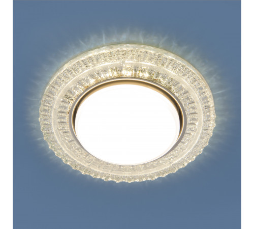 Светильник точечный 3028 GX53 LED прозрачный (СL) Светильник точечный 3028 GX53 LED прозрачный (СL)