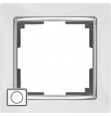 Рамка на 1 пост WL03-Frame-01- white (белый) Snabb 028880