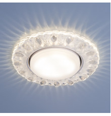 Светильник точечный  3026 GX53 LED прозрачный (СL)