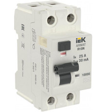 Выключатель дифф.тока (УЗО) 2п 25А 30мА тип АС ВДТ R10N ARMAT IEK AR-R10N-2-025C030 (1597207)