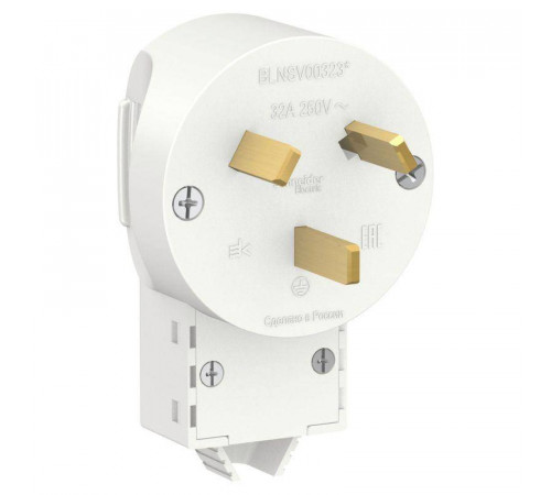 Вилка силовая 2P+E 32A 250В SE BLNSV003231 Вилка силовая 2P+E 32A 250В SE BLNSV003231