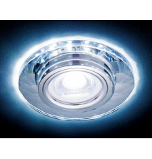 Светильник точечный S211 CL (LED COLD) хром/прозрачный MR16+3W СПЕЦЦЕНА