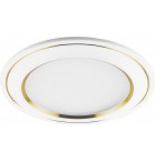 Светильник св. кр. белый/золото ЭРА  7W 4000K   KL LED 15-7 WH/GD СПЕЦЦЕНА