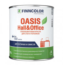 Tikkurila Finncolor_Oasis hall office для стен и потолков уст. к мытью база А 0.9 л