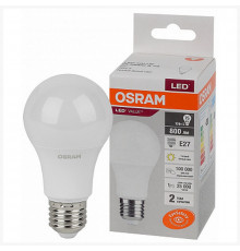 Лампа Osram светод. 10W E27 3000K 800Лм груша LED VANCE 4058075578821