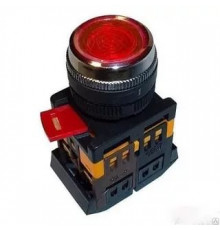 Кнопка ABLFS-22 220 матрица d22 красный 1з+1р BBT30-ABLFS-K04