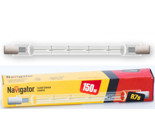 Лампа R7s 150W 230B линейная 117мм Navigator 94219 Лампа R7s 150W 230B линейная 117мм Navigator 94219