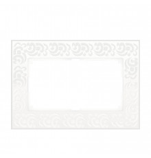 Рамка д/двойной розетки WL05-Frame-01-DBL- white (белый) 033483 Flock