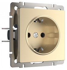 Розетка з/к WL11-SKG-01-IP20  (шампань) 040912