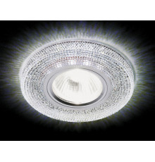 Светильник точечный S290 CH (LED WHITE) хром/прозрачный MR16+3W СПЕЦЦЕНА