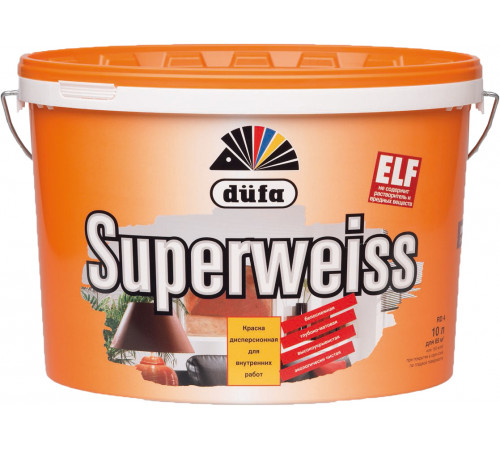 DUFA Superweiss RD4 краска 10 л DUFA Superweiss RD4 краска 10 л