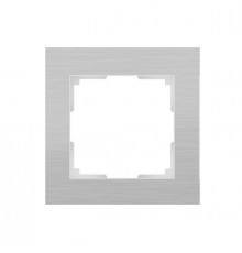 Рамка на 1 пост WL11-Frame-01 (алюминий) Aluminium 033739