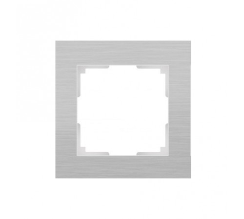 Рамка на 1 пост WL11-Frame-01 (алюминий) Aluminium 033739