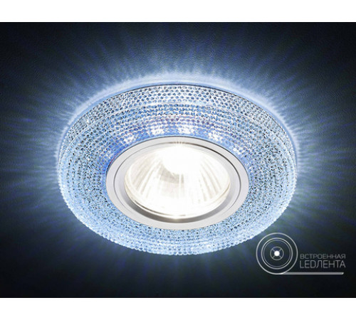 Светильник точечный S290 BL (LED WHITE) хром/сапфир MR16+3W СПЕЦЦЕНА Светильник точечный S290 BL (LED WHITE) хром/сапфир MR16+3W СПЕЦЦЕНА