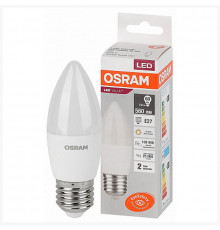 Лампа Osram светод. 7W E27 3000K 560Лм свеча LED VANCE 4058075579446