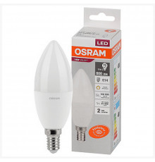 Лампа Osram светод. 10W E14 3000K 800Лм свеча LED VANCE 4058075579125