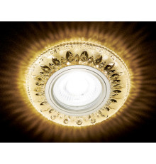 Светильник точечный S305 CH/W (LED WARM) хром/прозрачный хрусталь MR16+3W СПЕЦЦЕНА