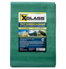 Тент полиэтил. 4-х слойный X-Glass 4*5 м, 80 гр/м2