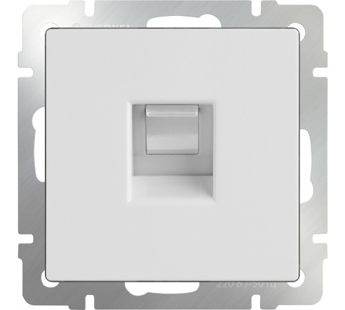 Телефонная розетка RJ-11 WL01-RJ-11 (белая)