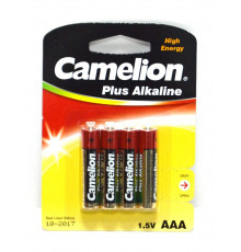 Элементы питания Camelion Plus Alkaline LR03 BL-4 (ААА) (48) 7369