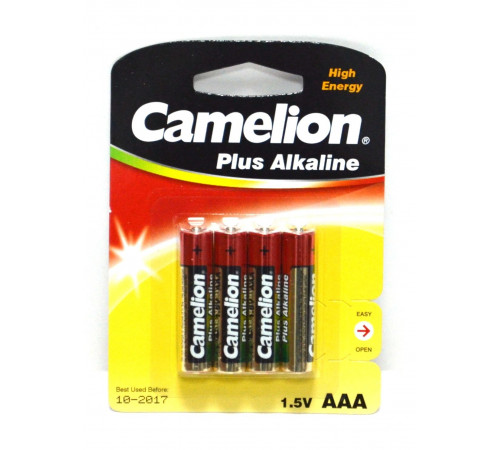 Элементы питания Camelion Plus Alkaline LR03 BL-4 (ААА) (48) 7369 Элементы питания Camelion Plus Alkaline LR03 BL-4 (ААА) (48) 7369