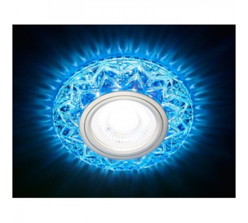 Светильник точечный S299 BL (LED COLD) хром/голубой хрусталь MR16+3W СПЕЦЦЕНА Светильник точечный S299 BL (LED COLD) хром/голубой хрусталь MR16+3W СПЕЦЦЕНА
