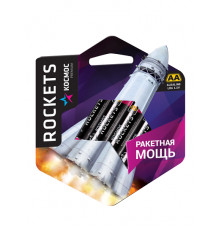 Элемент питания Космос LR6 (АА)  1,5V Alkaline BL4 ROCKETS