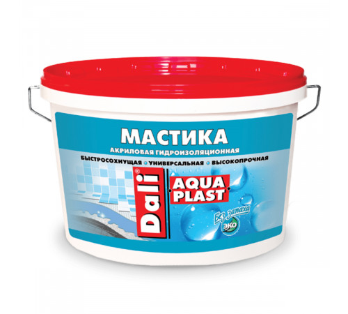 Мастика DALI АКВАПЛАСТ 9л Рогнеда