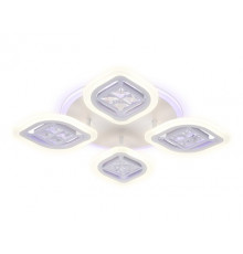 Люстра FA280/4 WH 69W 530*530*80 белый ( ПДУ РАДИО 2.4G)