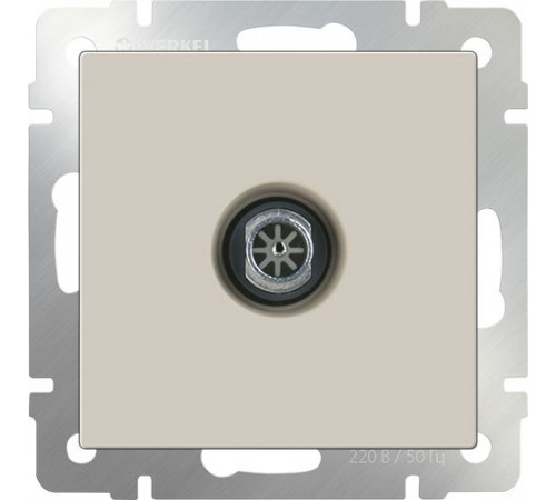 ТВ розетка оконечная WL03-TV-ivory (слоновая кость) 028898