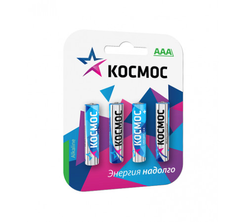 Элемент питания Космос LR03 (ААA) 1,5V Alkaline BL4 CLASSIC Элемент питания Космос LR03 (ААA) 1,5V Alkaline BL4 CLASSIC
