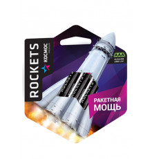 Элемент питания Космос LR03 (АAА) 1,5V Alkaline BL4 ROCKETS