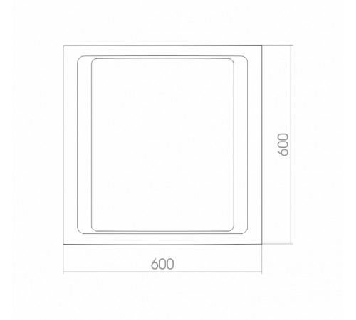 Зеркало Орион 600*600 светодиодная подсветка MixLine Зеркало Орион 600*600 светодиодная подсветка MixLine