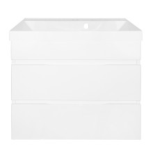 Комплект Azario Тумба Эстима 60/2 595х447х555 подвесная, с раковиной Астория 60, белый глянцевый