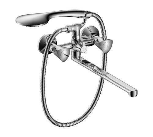 Смеситель для ванны с длинным изливом TEPLO, TEP04-320
