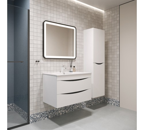 Тумба с умывальником подвесная Cloud 80 см, белая CLO80W0i95К IDDIS