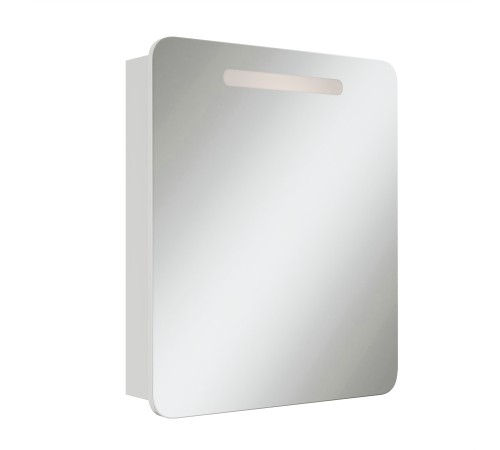 Шкаф-зеркало Onika Неаполь 60 белый, c LED подсветкой