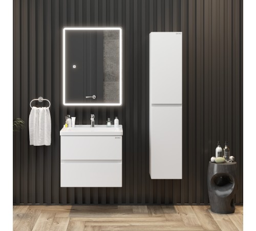 Шкаф-зеркало Onika Орби 60 с подсветкой, универсальный