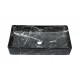Раковина накладная HOLLER K-6260-60-SZ3 (610*345*110мм), темный мрамор