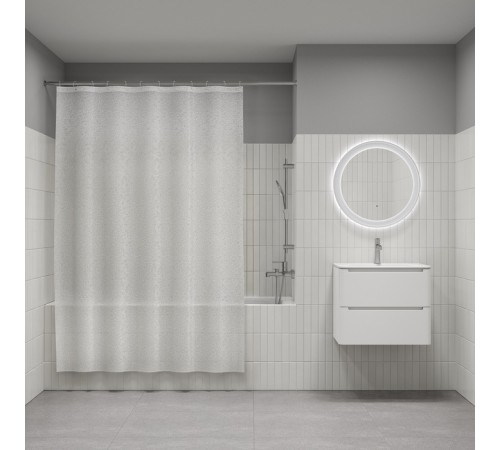 Штора для ванной, 200x180 см, 3D, PEVA, IDDIS, P02PV18i11