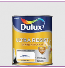 Краска Dulux воднодисперсионная Ultra Resist Kitchen&Bathroom для кухни и ванной БазаBW полумат 2,5л